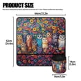 thumbnail image 5 of HELLHERO Owl Garden Sewing Machine Mat with Storage Cylinder Storage Pockets Fabric Polyester Easy to Clean for Wife Mom Family Present Sewing Classes, 5 of 5