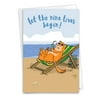1 Funny Retirement Card with Envelope - Cat C7310RTG