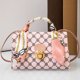 thumbnail image 4 of Bolso de mujer fresco y dulce bolso diagonal bolso de verano bolso de mujer bolso cuadrado pequeño con flores, 4 of 5