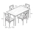 thumbnail image 5 of Comedor Argos de Acero Para 4 Personas, 5 of 5