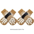 thumbnail image 2 of Anti-Slip Dog Socks to Prevent Licking Paws,Winter Snow Dog Boots & Paw Protectors, Oppose Slide Dog Socks With Adjustable Straps ,Dog Shoes for Puppy Small Medium Large Senior Dogs, 2 of 5