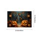 thumbnail image 3 of Oioii Halloween Backdrop for Photography Horror Moon Night Pumpkin Background Party Decorations Foot Mat Entrance Mat(15.75x23.62in), 3 of 6