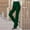 Green, variant on ALLLIST Elastic Waist Pants for Women Knit Pants Slim White Plain Lounge Pants Women