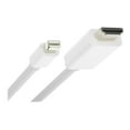 thumbnail image 2 of Unirise 15ft Mini Displayport to HDMI Cable, Male - Male, 32 AWG (mdphdmi-15f), 2 of 3