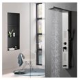 thumbnail image 4 of Shower Niche 8" X 36" Black, 3 Shelves Wall Niche Stainless Steel Recessed Shower Shelf for Bathroom Storage, No Tile Needed Over Mount Installation, 4 of 7