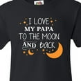 thumbnail image 4 of Inktastic I Love My Papa to the Moon and Back Youth T-Shirt, 4 of 5
