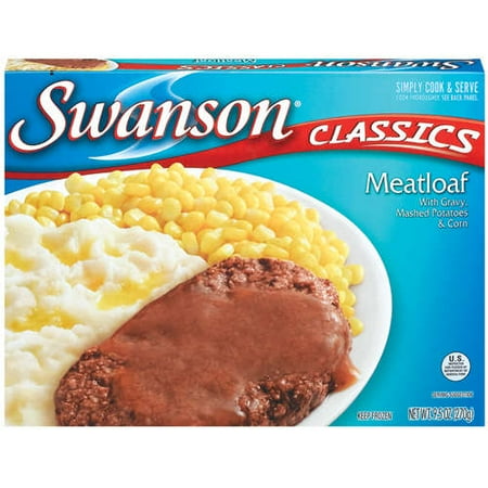 Swanson Classics: Meatloaf Frozen Dinner, 9.50 oz