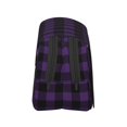 thumbnail image 3 of Disketp Purple Black Plaid Estuche de Lápices de Doble Capa con Tapa Abatible y Cremallera, Organizador Escolar para Adolescentes y Adultos, 3 of 7