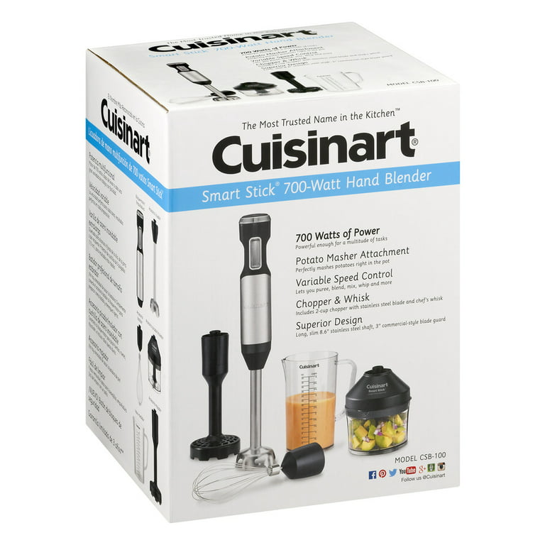 Cuisinart SmartStick 2-Speed Hand Blender with Chopper Attachment
