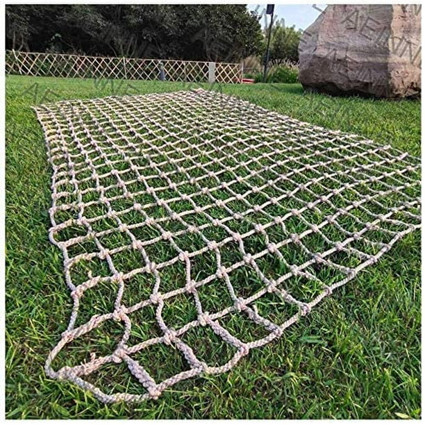 Rope Netting Climbing,Climbing Net,Nylon Climbing Kids Climb Net Rope Cargo  Netting Swingset Large for Kids Rock Playground (Color : 10cm-12, Size :  12m/3.36.6ft) 