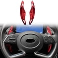 thumbnail image 1 of for Hyundai for Tucson 2022 - 2024 Red Steering Wheel Paddle Shift Extension 2 pcs -, 1 of 4