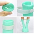 thumbnail image 2 of Zapatos para gatos resistentes a los arañazos, guantes de goma ajustables, protección de garras, baño, afeitado, 4 piezas, 2 of 5