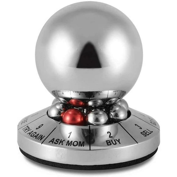 Decision Maker Metal Ball, Hsxxf Office Finger Spinner Anti-Stress Decompression Toy Ball Office Finger Spinner