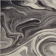 thumbnail image 5 of 5'x8' Grey Black Machine Woven Marble Indoor Area Rug, 5 of 11