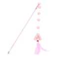 thumbnail image 2 of Juguete Interactivo Teaser de Plumas para Gatos Sunnimix Juguetes para Gatos Rosa Claro, 2 of 8
