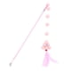 thumbnail image 2 of Juguete interactivo con forma de pluma y cascabel para gatos, suministros para mascotas, juguete educativo Rosa claro, 2 of 9