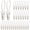 30pcs, variant on YinFire 30 Pack White Baby Hangers with Clips, Kids Toddler Clothes Hangers for Pants, Socks, Skirts, Nursery Closet Storage Organizer