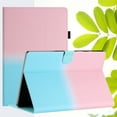 thumbnail image 6 of for Amazon Kindle 11th Generation 2022/Amazon Kindle 6" 2024, Gradient Color PU Leather Folio Stand Magnetic Wallet with Card Pockets [Auto Wake/Sleep] Soft TPU Shockproof Cover, Pink+Blue, 6 of 6
