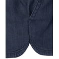 thumbnail image 4 of Pantalones cortos The Children's Place para niñas, sarga vaquera, azul, 6-7 años, 4 of 4