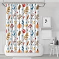 thumbnail image 1 of Rideau de Douche Jour de l'Action de Grâce Récolte d'Automne, Rideau Lavable avec Crochets en Polyester Rétro pour Salle de Bain Baignoire Vacances d'Automne, 1 of 5