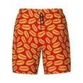 thumbnail image 4 of Lsque Mens Swim Trunks A Big Hot Dog Pattern - Bathing Suit Compression Liner - Beach Swim Shorts Swimwear - (S-3XL) - Stretch Quick Dry -XX-Large, 4 of 9