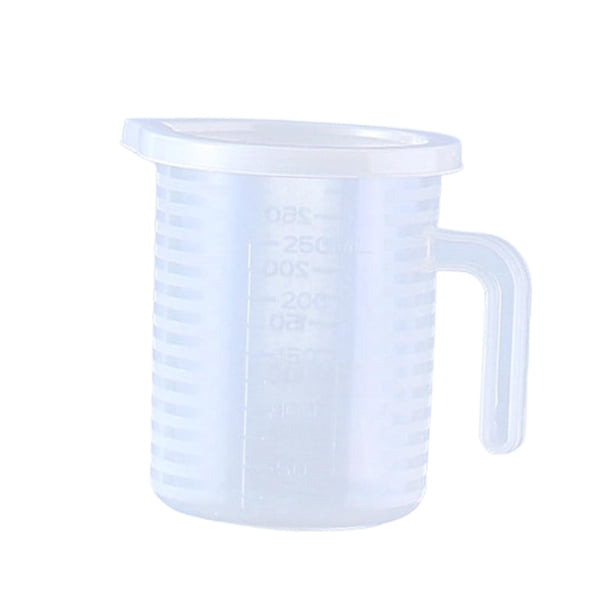 Recipiente medidor resistente al calor con marcas de doble , utensilios de cocina, jarra medidora de líquidos para cocinar leche, harina y aceite. 250 ml