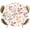 burnt orange, variant on Elastic Fitted Round Tablecloth, Purple Grey Botanical Waterproof Stretch Table Cover for 55"-60" Tables, Watercolor Spring Floral Summer Leaf Washable Outdoor Tablecloths for Patio, Picnic, Camping