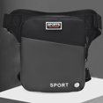 thumbnail image 4 of Bolsa De Pierna Caída Wdftyju Oxford Drop Leg Bag con cremallera Hombre Outdoor Gris, 4 of 6