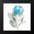 thumbnail image 2 of Nai, Danhui 15x15 Black Modern Framed Museum Art Print Titled - Spirit Flower I Blue Crop, 2 of 5