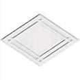 thumbnail image 3 of Ekena Millwork CMP38X25DD 25,37 x 38 Pouces Rectangle Diamant Architectural Grade Médaillon de Plafond Contemporain PVC, 3 of 4