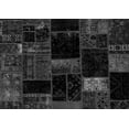 thumbnail image 1 of Ahgly Company Indoor Rectangle Patchwork Gray Transitional Area Rugs, 2' x 3', 1 of 4