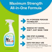 PurOxy Dogs, Cats Stain & Odor Eliminator Trigger Spray Bottle, 32oz