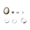 thumbnail image 3 of 7pcs/set Bohemian Ear s Shell Anchor Stud Earrings Punk Rock Steampunk Women Sunnimix Bohemian Ear Cuffs, 3 of 8