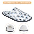 thumbnail image 3 of Fotbe Skiing Penguin Funny Pantuflas Peludas para Mujer con Estampado, Zapatillas de Peluche, Zapatos de Invierno para Casa, Uso Interior y Exterior-Large, 3 of 8