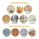 thumbnail image 2 of Pegatinas de pared Wosthever 4 hojas arcoíris de dibujos animados PVC, 2 of 6