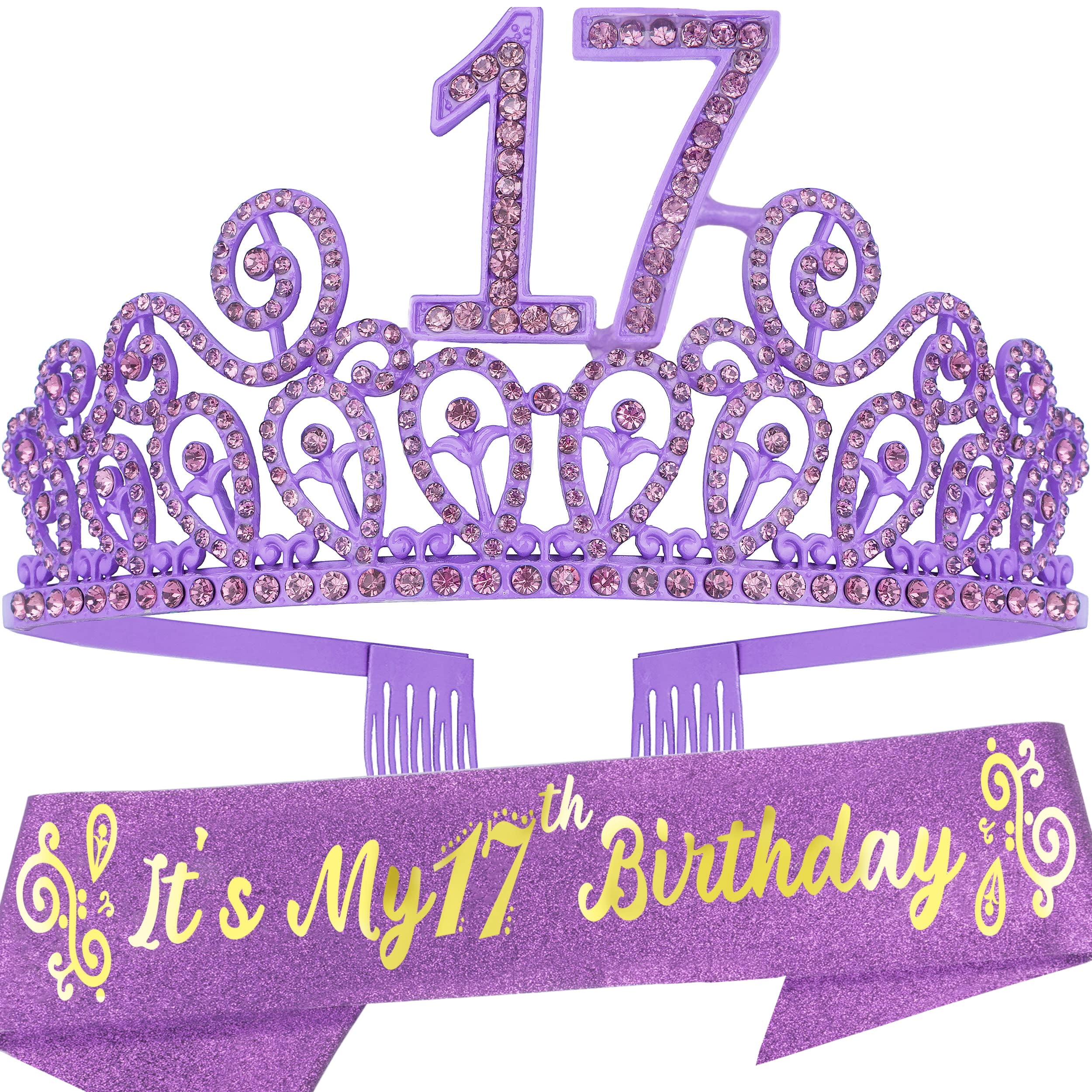  17th Birthday,17th Birthday Tiara & Sash,17 and