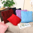 thumbnail image 2 of AUQ Throw Pillow Covers,Soft Wool-Like Fabric 18x18 Pillow Cover,Long-Lasting Vibrant Colors Couch Pillow Covers,Purple, 2 of 4