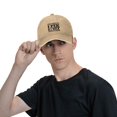 thumbnail image 2 of Funny Printed Cotton Baseball Cap Adjustable Novelty Casual Hat for Men Women, 2 of 7