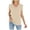 Beige, variant on Women Summer Solid Color V Neck Cap Shoulder Sleeve Loose Sleeveless T Shirt Vest Women Air Top Women Bandage Top for Women Girls Workout Too Baseball Top Women High Neck Top Bartender Tops