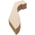 thumbnail image 6 of Ekena Millwork 3"W x 12"D x 16"H Del Monte Rough Cedar Woodgrain TimberThane Knee Brace, Primed, 6 of 6