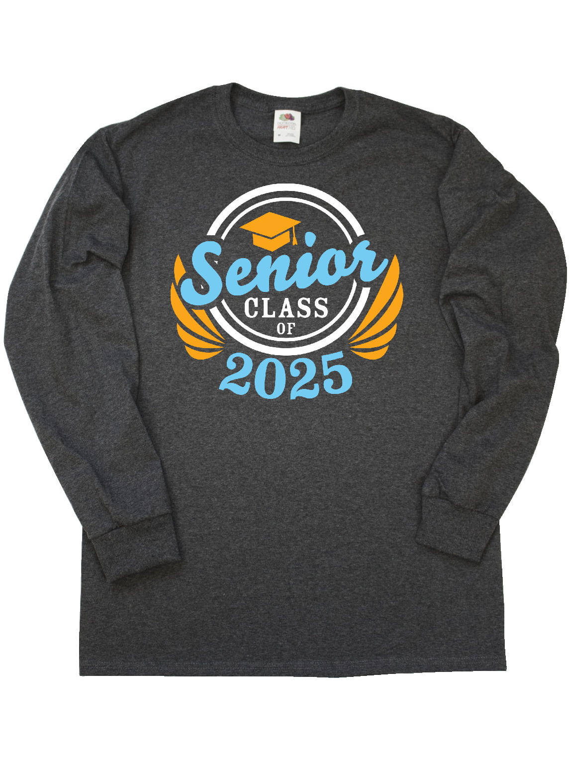 Inktastic Senior Class Of 2025 In Gold And Blue With Graduation Cap