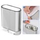 thumbnail image 4 of 5x Caja De Almacenamiento De Hilo Dental Automático Dispensador Portátil Para Cuidado Bucal Baño Gris, 4 of 8