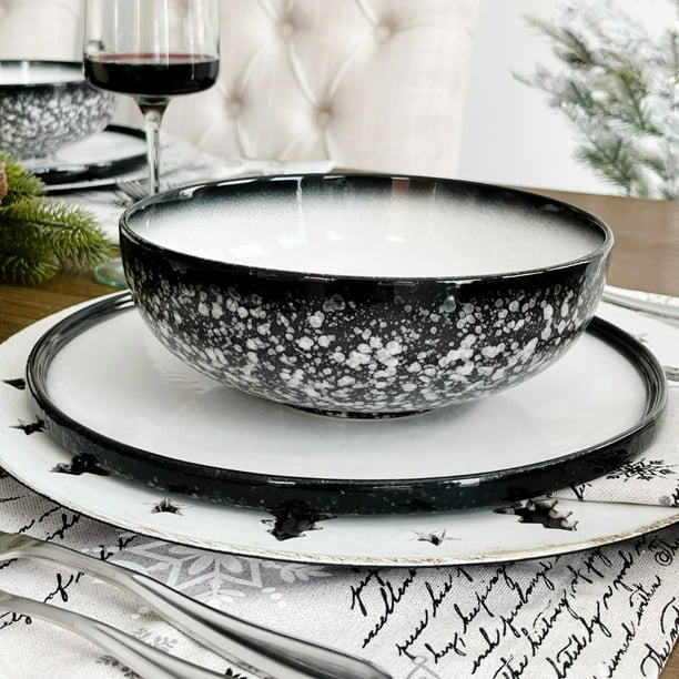 Granite Coupe Plate Maxwell And Williams Caviar Granite Dinner Set