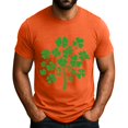 thumbnail image 2 of Men's St. Patrick's Day Shamrock Graphic T Shirt Short Sleeve Casual Clover Tee, 2 of 4