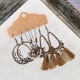 thumbnail image 4 of Pendientes de mujer Laklulu: pendientes con borlas, pendientes bohemios para mujeres y niñas, 4 of 5