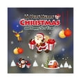 thumbnail image 1 of Bewildely Adhesivo de pared Navidad ventana pegatina ornamento pared arte extraíble hogar vinilo ventana pared pegatinas calcomanía decoración baño Kits de decoración para fiestas No. 4 Bewildely HA024225-04, 1 of 5