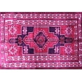 thumbnail image 1 of Ahgly Company Indoor Rectangle Persian Pink Traditional Area Rugs, 6' x 9', 1 of 4