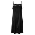 thumbnail image 4 of iHPH7 Nightgowns for Women, Cami Nightgowns for Women, Satin Nightgowns for Women, Long Nightgowns for Women, Summer Nightgowns for Women, Black L, 4 of 5