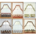 thumbnail image 2 of 3 Piece Printed Window Treatment Kitchen Curtain Tiers and Swag Valance Set, 2 of 2
