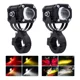 thumbnail image 1 of 2pcs Faros Auxiliares Led Con Estorbo 4 Modo Para Auto Moto, 1 of 8